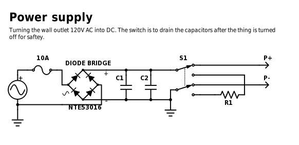 Power supply schematic
